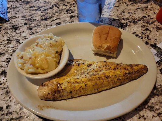 Walleye and Hot German Potato Salad was excellent. Affordable prices and attentive service. A truly enjoyable dining experience.