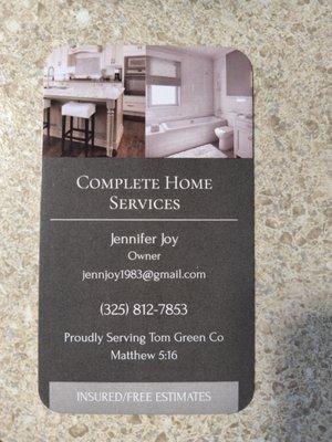 Complete Home Services by Jenn