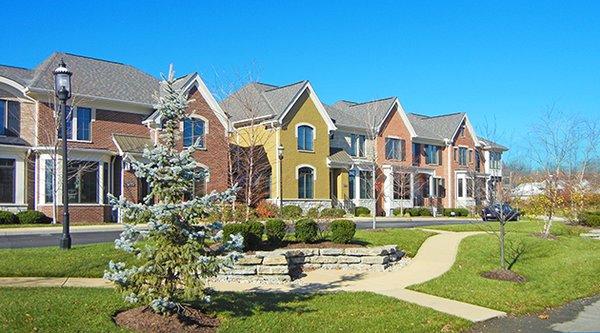 Stacy Gendelman shot this photo showing some of the Park Manor townhomes.