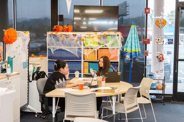 OFY teachers work with students to create a customized learning plans that support their high school grad goals.