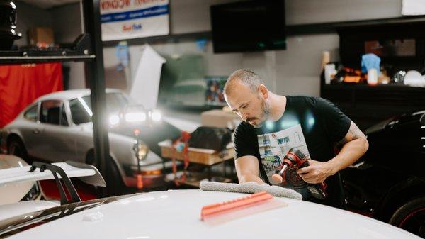 paint correction san antonio texas white car