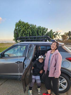 Mom and big brother!