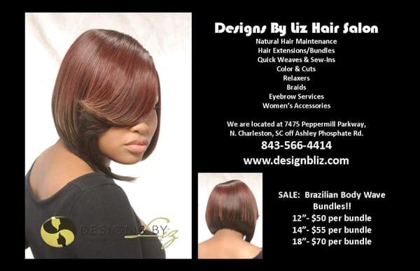 We sell hair extensions too!