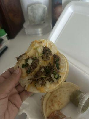 The "Birria Taquitos" from hell. $3.29 for this btw