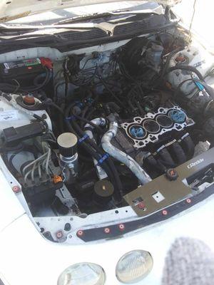 Cylinder head removed. Damaged piston found!