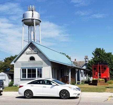 Old Shipshewana Depot in Central Shipshewana