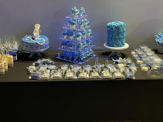 Sweets and cake table