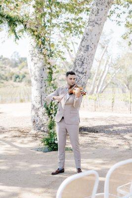 Ashot Dumanyan - Violin Solo in Santa Barbara