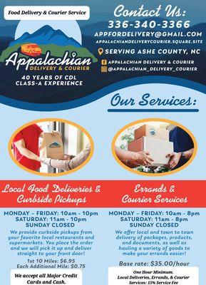 Appalachian Delivery & Courier