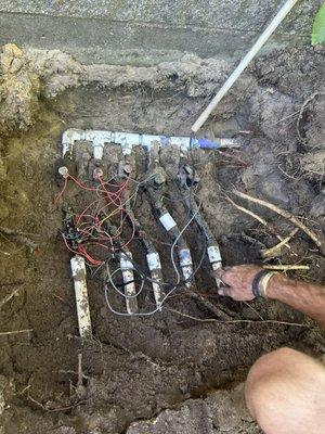 Brand new valves which were all leaking and wrong piping