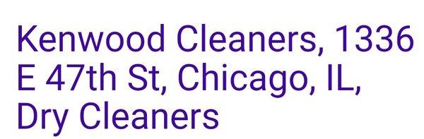 Kenwood Cleaners