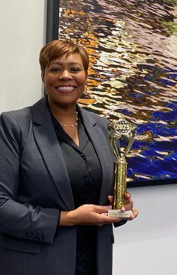 Shaneice Miller Thomas won the both the Area 3 and the Division B speech contests in District 8 of Toastmasters International.