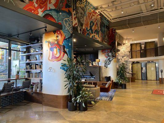 Lobby of Revolution Hotel