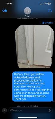 Texts read and unanswered. Call logs showing all outgoing and no incoming.