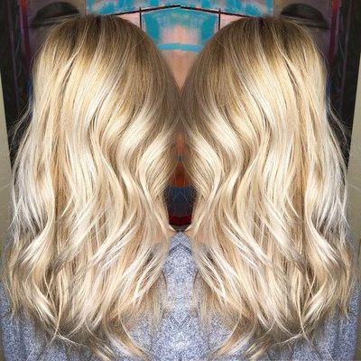 Honey Ice Blonde by Philip Joseph at Absolute Spa in Great Falls, Montana. Need hair love? Call him!