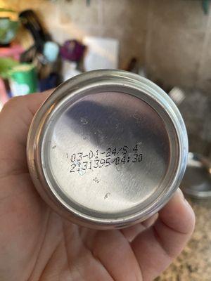 Expired beverage