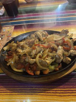chicken fajitas