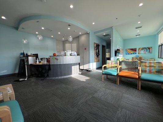 Waiting area. Very nice and clean. Staff are very personable