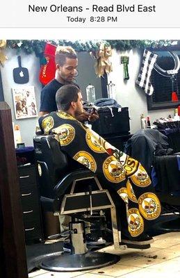 Mikey doin his thang . Cool ass dude bro