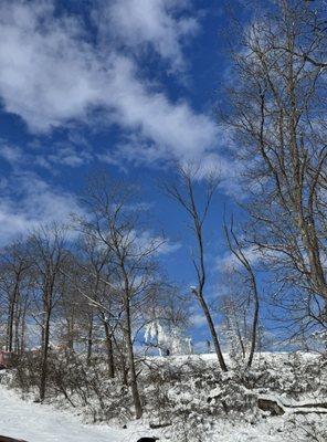 Scenic winter day at HV