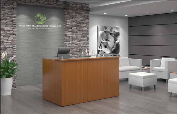 Secretary desk in front office