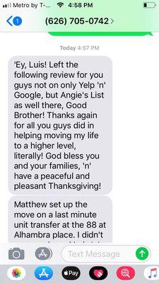 Louie’s Pro Movers & Relocation Service