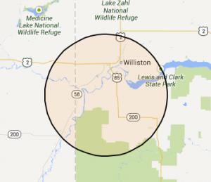 Map of Coverage Area