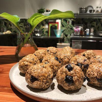 Blueberry Oat Snack Ballsl