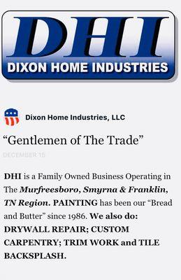 Dixon Home Industries