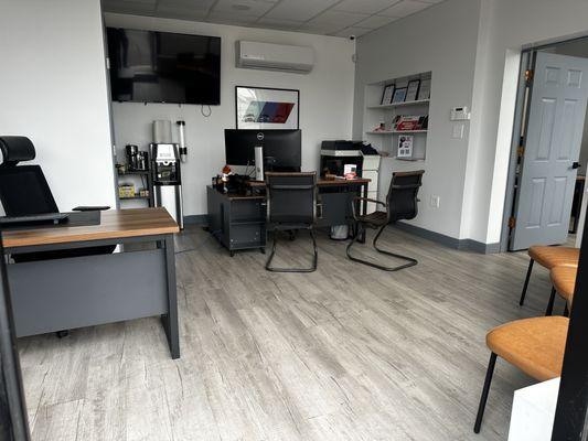 Inside look of the office