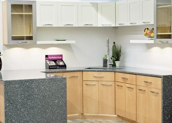 Frameless or Framed Cabinets are available