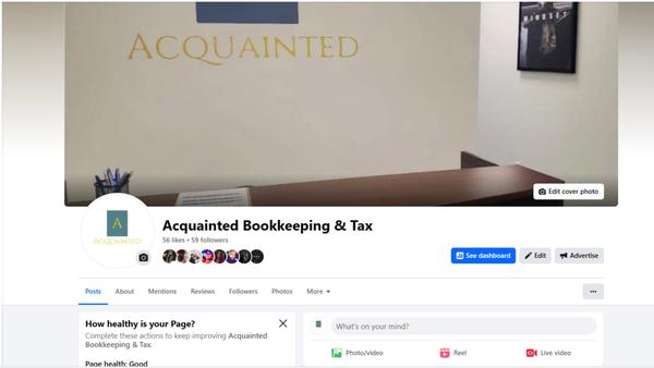 Acquainted Bookkeeping & Tax