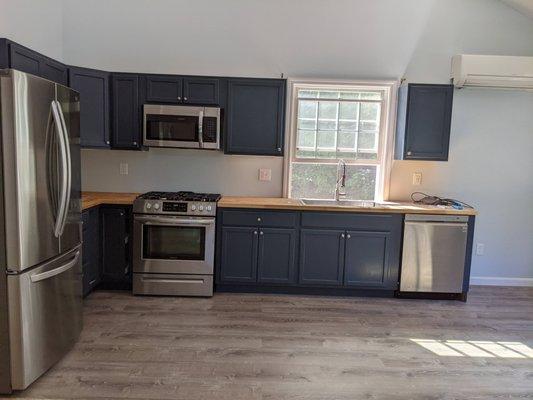 Mini-split and kitchen remodel.