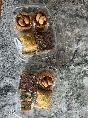 Various sweets from Cranston's Baklava Corner