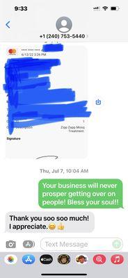 Owner Newton is very misleading and will be happy to get over on his customers and proud of it reference his text response