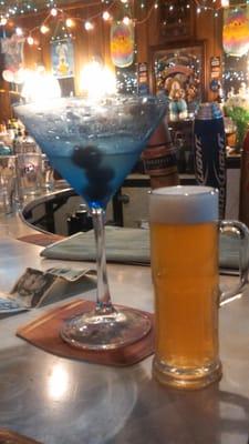 I asked for a martini ..expected it on the rocks..