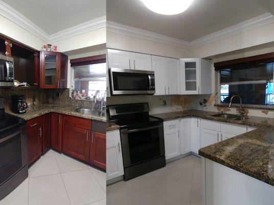 Kitchen Cabinet Refinishing