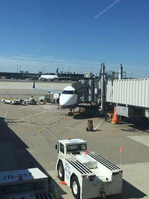 Smooth sailing from Boston, aboard my Embraer 190. Well, its not my plane, but you get the idea!