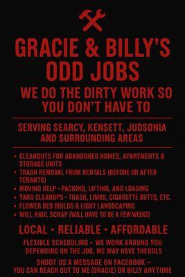 Gracie & Billys Odd Jobs