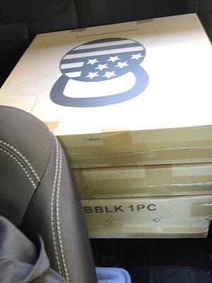 Four #45 Elite bumper plates $240