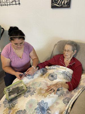Mani-pedi yes pleaseeee. Feel like a queen at Coastal Haven