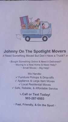 Johnny On The Spot Movers