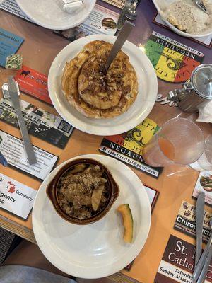 Baked oatmeal Sticky bun