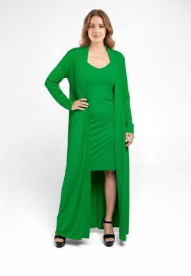 Our strappy green dress, goes well with the matching duster robe, each sold separately. Made with Modal Fabric.