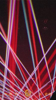 Laser show at Dombresky 04/27/24