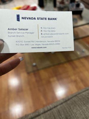 Nevada State Bank | Sunset Branch
