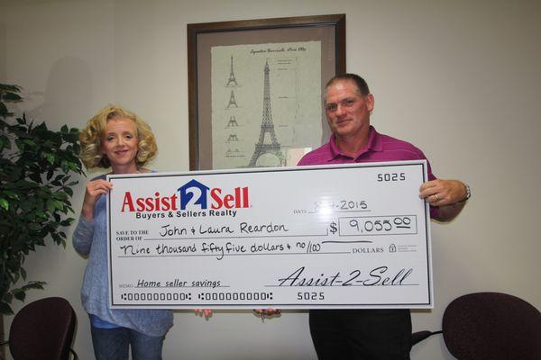 Assist-2-Sell Buyers & Sellers Realty did a fabulous job and saved us thousands!  Thank you Assist-2-Sell!!