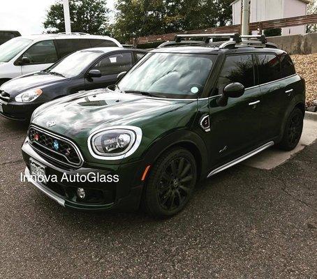 2010 MINI Full windshield replacement Free estimates and appointments at 303-997-7394