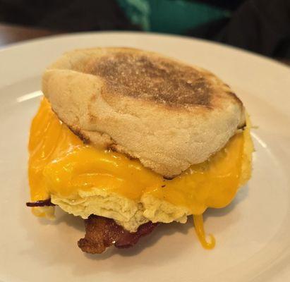 Scram baby with bacon