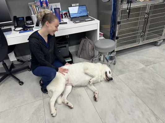 Sasha was so nervous walking into the clinic but that quickly changed!